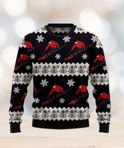 Skiing Ugly Christmas Sweater Xmas Gift 3D Christmas Sweater