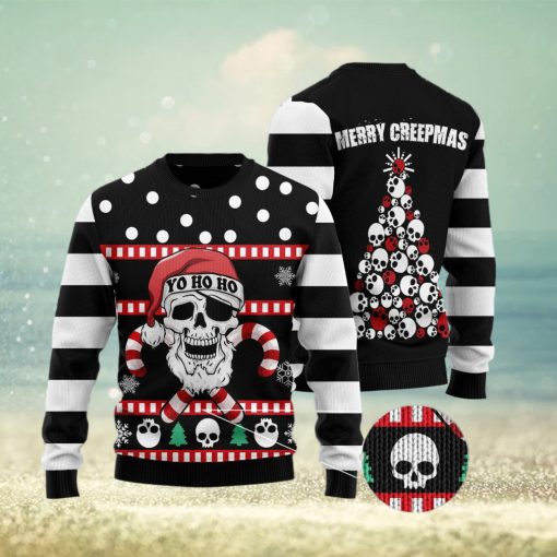 Skull Creepmas Ugly Christmas Sweater Gift Men Women