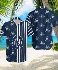 Skull Halloween New York Yankees Hawaiian Shirt MLB Gifts