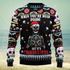 Skull Scary Ugly Christmas Sweater Thankgiving Gift Men Women