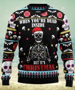 Skull Inside Ugly Christmas Sweater Thankgiving Gift Men Women