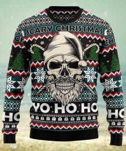 Skull Scary Ugly Christmas Sweater Thankgiving Gift Men Women