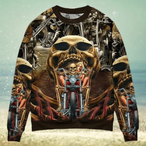 Skull Stay Wild Never Let Them Tame You Ugly Christmas Sweater