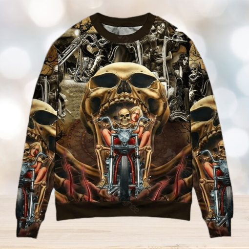 Skull Stay Wild Never Let Them Tame You Ugly Christmas Sweater