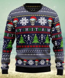 Skull Ugly Christmas Sweater Thankgiving Gift Men Women