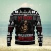 Montreal Canadiens Skull Pattern Knitted Sweater For Christmas