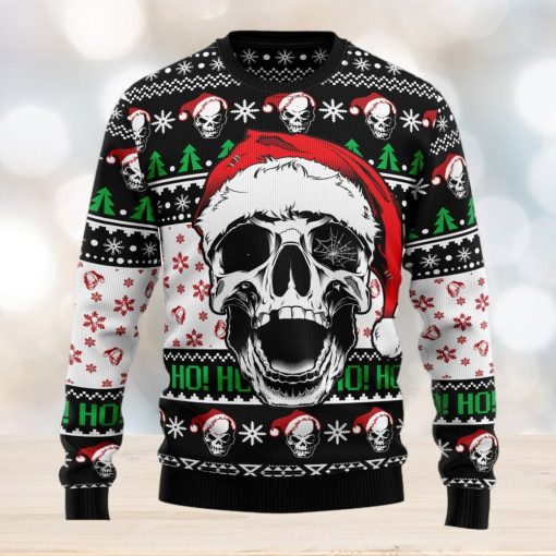 Skull Xmas Ugly Christmas Sweater Thankgiving Gift Men Women