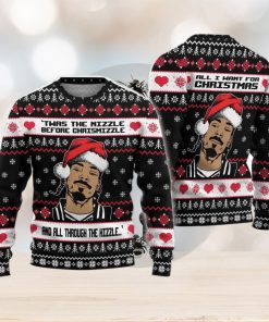 Snoop Dogg Ugly Christmas Sweater Xmas Christmas Gift