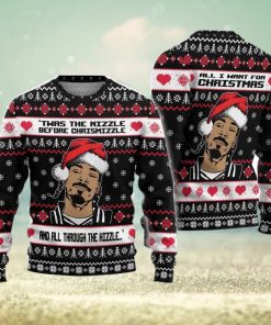 Snoop Dogg Ugly Christmas Sweater Xmas Christmas Gift