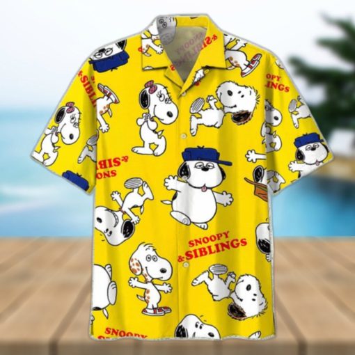 Snoopy And Siblings Summer Time Hawaiian Shirt