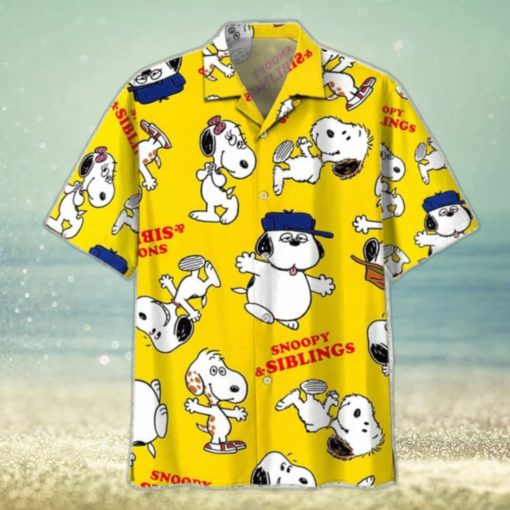 Snoopy And Siblings Summer Time Hawaiian Shirt