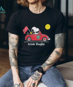 Snoopy And Woodstock Irish Rugby On Car 2023 t shirt