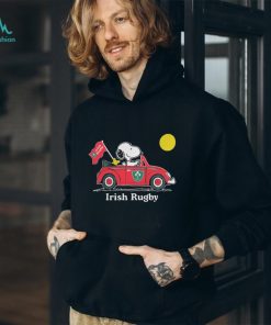 Snoopy And Woodstock Irish Rugby On Car 2023 t shirt