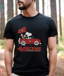Snoopy and Woodstock driving car Los Angeles Dodgers shirt - Limotees
