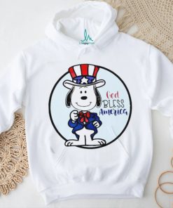 Snoopy God Bless America Shirt