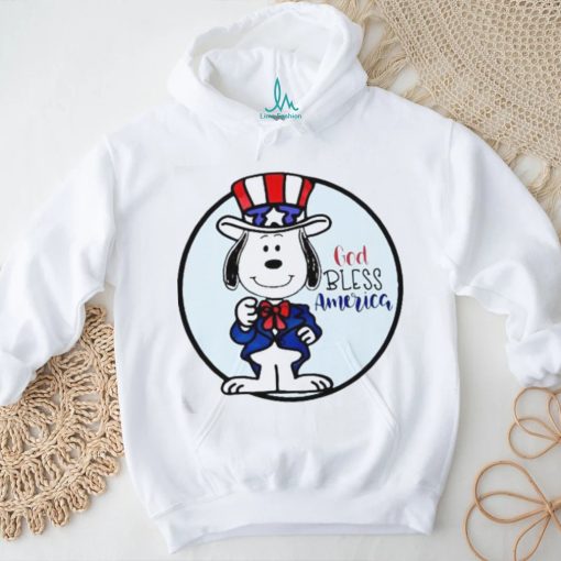 Snoopy God Bless America Shirt