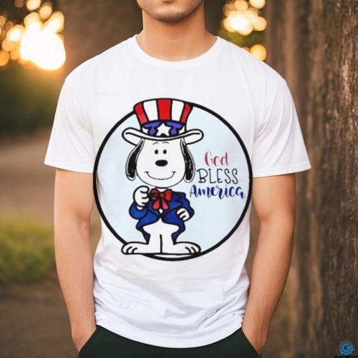 Snoopy God Bless America Shirt