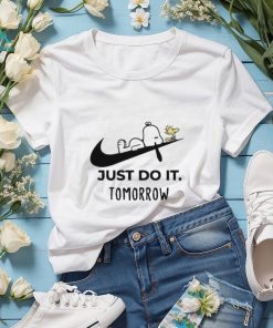 Snoopy Nike Just Do It Later Nike T Shirt