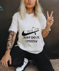 Snoopy Nike Just Do It Later Nike T Shirt