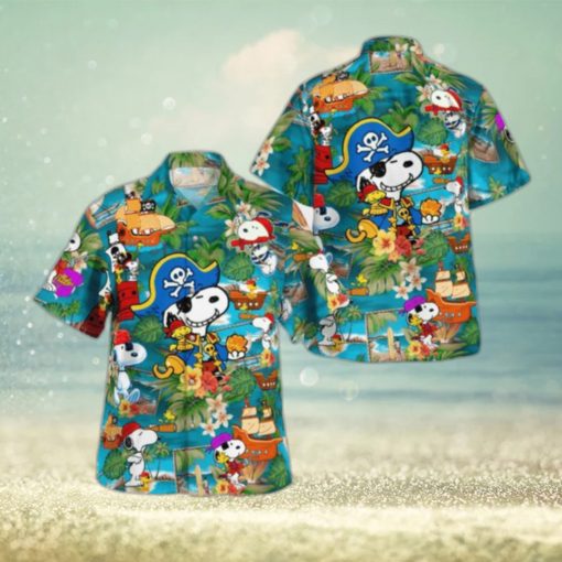 Snoopy Pirate Hawaiian Shirt