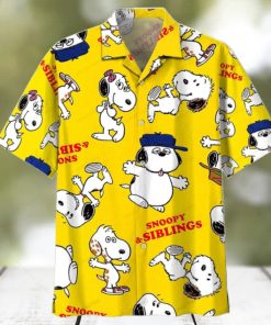 Snoopy Summer Time 020805 Beach Fashion Summer Fan Hot Design Figure Space Awesome Hawaiian Shirt