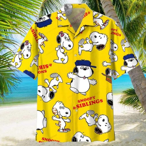 Snoopy Summer Time 020805 Beach Fashion Summer Fan Hot Design Figure Space Awesome Hawaiian Shirt