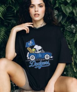 Snoopy and Woodstock Drive Car Dodgers shirt, hoodie, sweater and long  sleeve