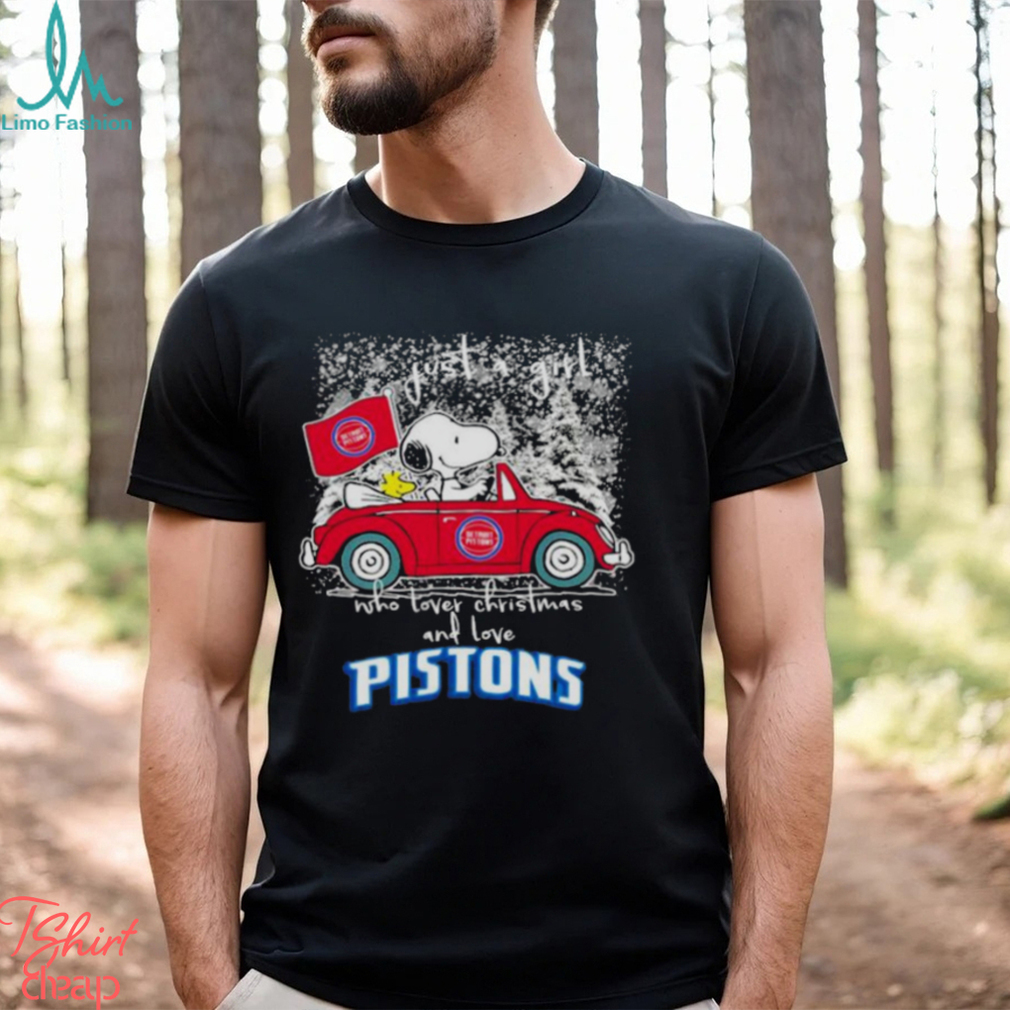 Just A Girl Who Lover Christmas And Love Detroit Pistons 2023 t