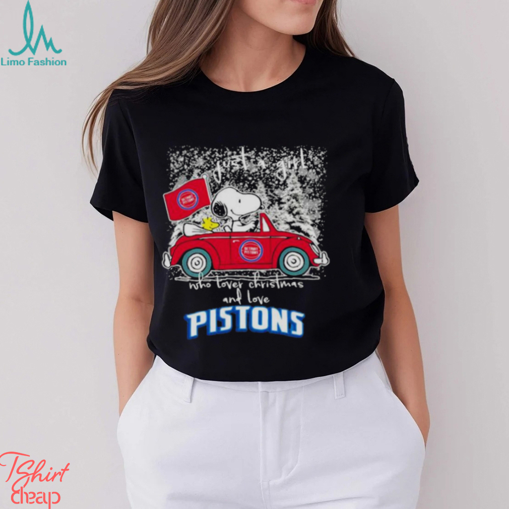 Just A Girl Who Lover Christmas And Love Detroit Pistons 2023 t