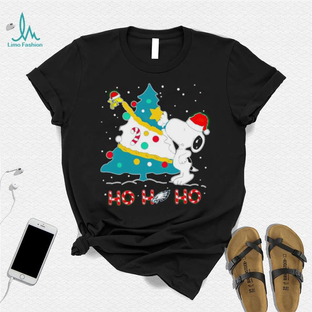 Santa Snoopy Riders Woodstock Merry Christmas Philadelphia Eagles T-shirt -  Kaiteez