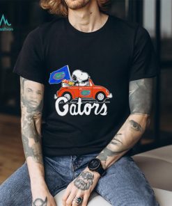 Snoopy and Woodstock driving car Florida Gators shirt