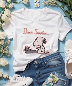 Snoopy dear santa theme shirt