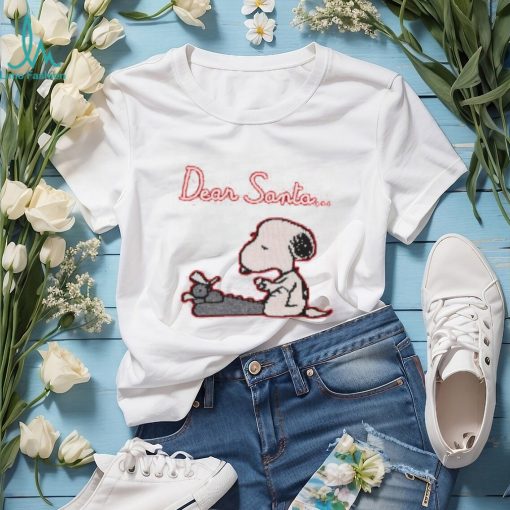 Snoopy dear santa theme shirt