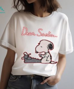 Snoopy dear santa theme shirt