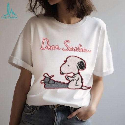 Snoopy dear santa theme shirt