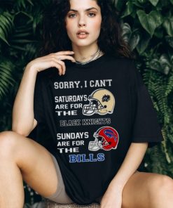 Sorry I Can’t Saturdays Are For The Army Black Knights Sundays Are For The Buffalo Bills 2023 shirt