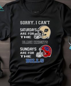 Sorry I Can’t Saturdays Are For The Army Black Knights Sundays Are For The Buffalo Bills 2023 shirt