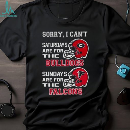 Sorry I Can’t Saturdays Are For The Georgia Bulldogs Are For The Baltimore Ravens 2023 shirt