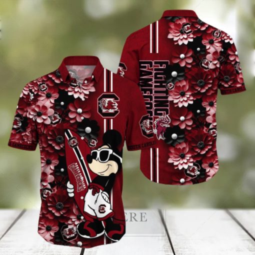 South Carolina Gamecocks Aloha Mick Pattern Hawaiian Shirt For Fans