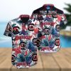 Raiders Hawaiian Shirt Print Rose Skull Unleash Your Team Spirit