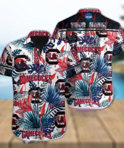 South Carolina Gamecocks NCAA1 Team Aloha Hawaiian Shirt Custom Name For Fans