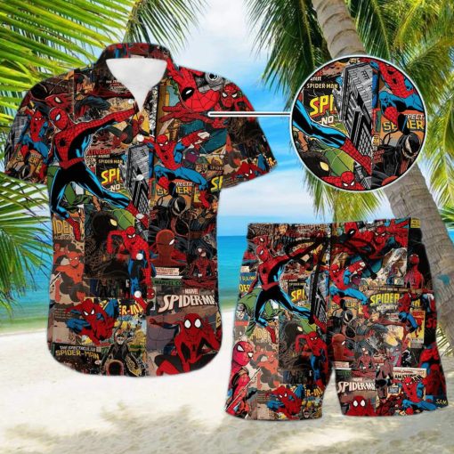 Spider Man Hawaiian Shirt Avengers Superhero Avengers Superhero