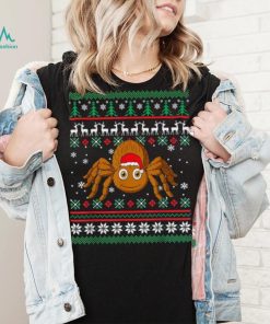 Spider Santa Hat Funny Ugly Christmas Pajama Holiday Xmas Shirt