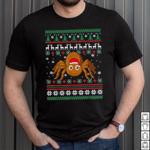 Spider Santa Hat Funny Ugly Christmas Pajama Holiday Xmas Shirt