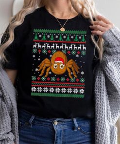 Spider Santa Hat Funny Ugly Christmas Pajama Holiday Xmas Shirt