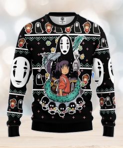 Spirited Away Ghibli Ugly Christmas Sweater Amazing Gift Men And Women Christmas Gift