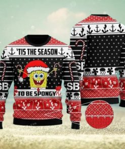 Spongebob Squarepants Tis The Season To Be Spogy Ugly Sweater Party