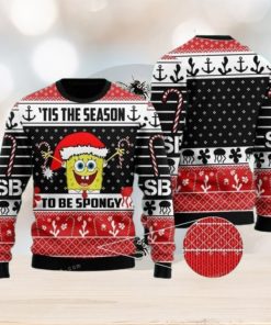 Spongebob Squarepants Tis The Season To Be Spogy Ugly Sweater Party