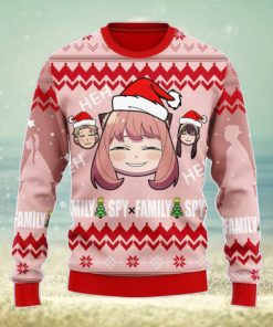 Spy X Family Anya Ugly Christmas Sweater Anime Men And Women Christmas Gift