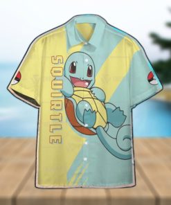 Squirtle Pokemon Hawaiian Shirt Gift For Beach Vacation